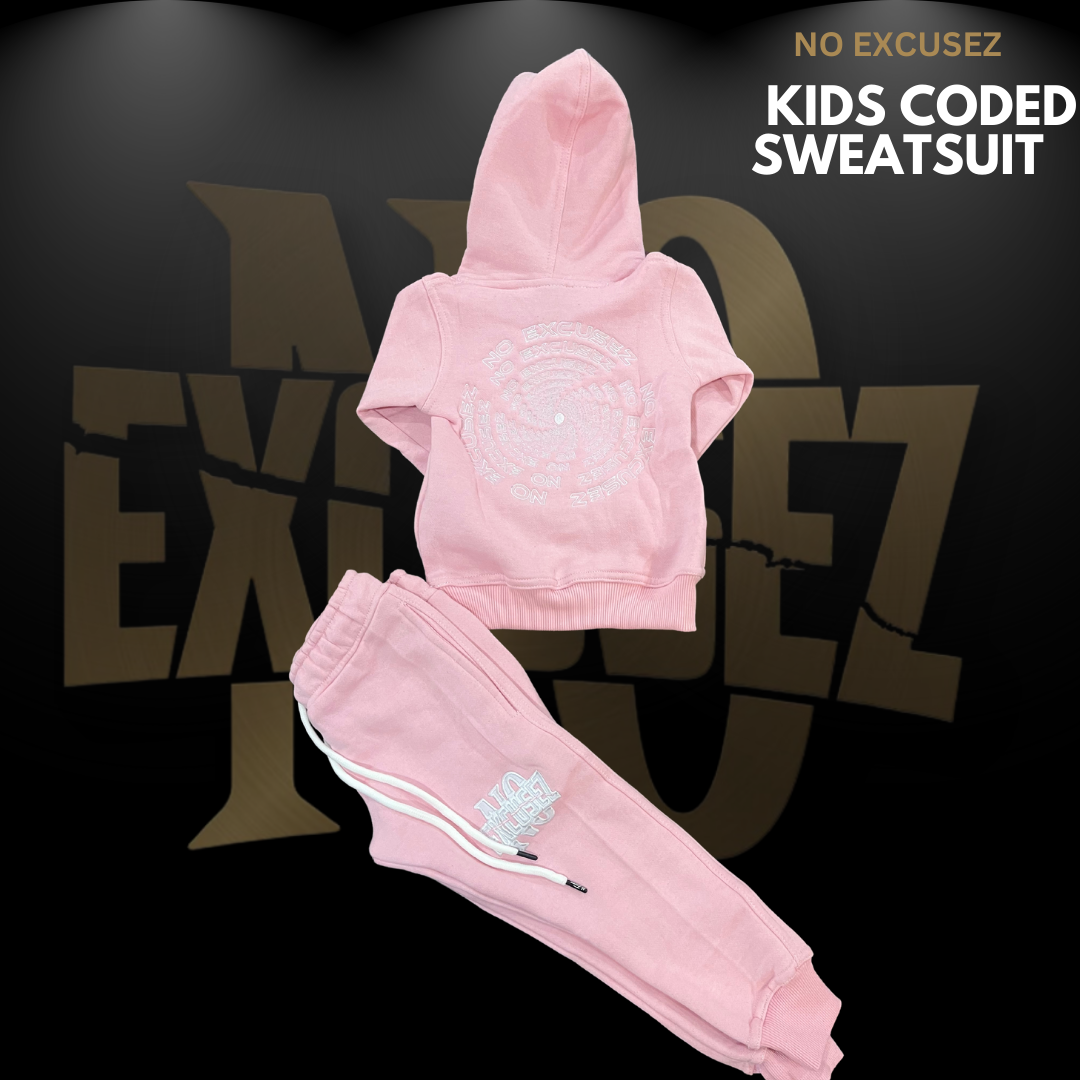 PINK KIDS CODED SWEATSUIT