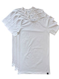 WHITE 3 PACK SLIM FIT T-SHIRT