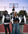 WOMENS CROPPED VARSITY JACKET