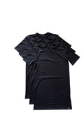BLACK 3 PACK SLIM FIT T-SHIRT