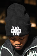 BLACK NO EXCUSEZ BEANIE